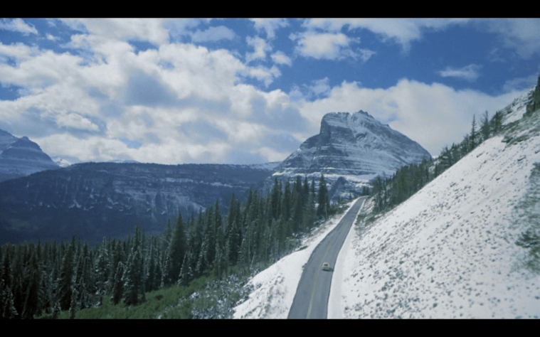 Apparently Kubrick's pic is airbrushed into the clouds. Conveniently they don't mention where.